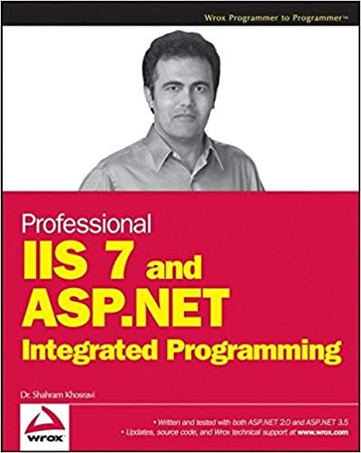 Professional IIS 7 and ASP.NET Integrated Programming by Shahram Khosravi - Читать журналы и газеты онлайн бесплатно без регистрации | Печатные периодические издания на bookjurn.ru