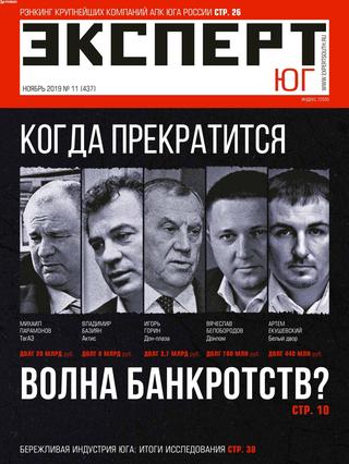 Эксперт. Юг №11. ноябрь 2019 - Читать журналы и газеты онлайн бесплатно без регистрации | Печатные периодические издания на bookjurn.ru