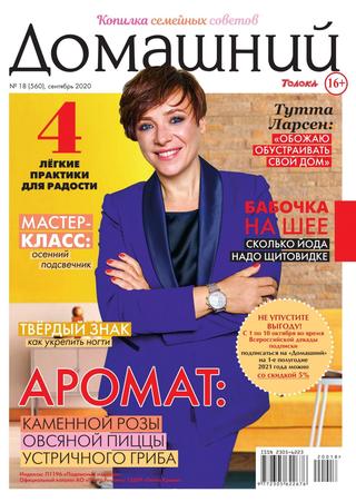 Домашний №18. сентябрь 2020 - Читать журналы и газеты онлайн бесплатно без регистрации | Печатные периодические издания на bookjurn.ru