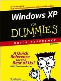Windows XP for Dummies Quick Reference by Greg Harvey - Читать журналы и газеты онлайн бесплатно без регистрации | Печатные периодические издания на bookjurn.ru