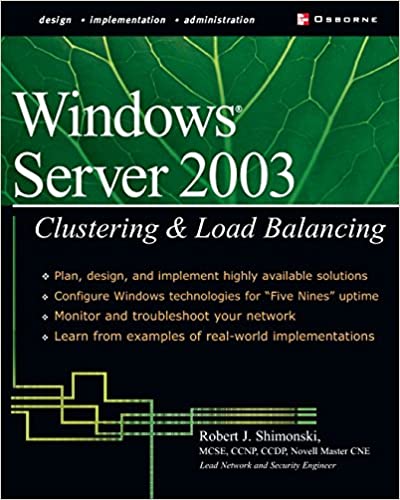Windows Server 2003 Clustering & Load Balancing by Robert Shimonski - Читать журналы и газеты онлайн бесплатно без регистрации | Печатные периодические издания на bookjurn.ru