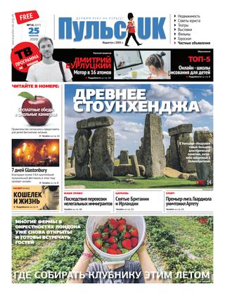 Пульс UK №16, июнь 2020 - Читать журналы и газеты онлайн бесплатно без регистрации | Печатные периодические издания на bookjurn.ru