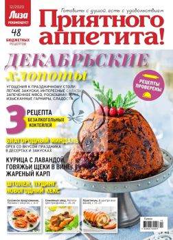 Лиза. Приятного аппетита! №12, декабрь 2020 - Читать журналы и газеты онлайн бесплатно без регистрации | Печатные периодические издания на bookjurn.ru