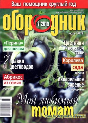 Огородник №7, июль 2019 - Читать журналы и газеты онлайн бесплатно без регистрации | Печатные периодические издания на bookjurn.ru