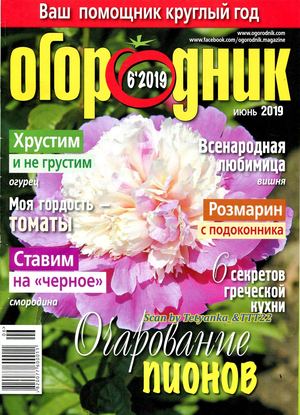 Огородник №6, июнь 2019 - Читать журналы и газеты онлайн бесплатно без регистрации | Печатные периодические издания на bookjurn.ru
