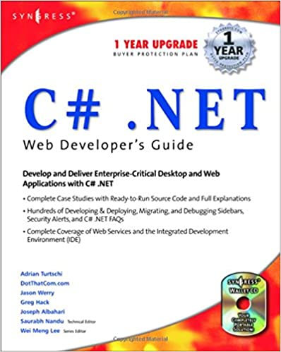 C#.net Web Developer's Guide by Saurabh Nandu - Читать журналы и газеты онлайн бесплатно без регистрации | Печатные периодические издания на bookjurn.ru