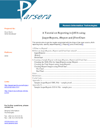 A Tutorial on Reporting in JAVA using JasperReports, iReport and JFreeChart by Onur Derin - Читать журналы и газеты онлайн бесплатно без регистрации | Печатные периодические издания на bookjurn.ru