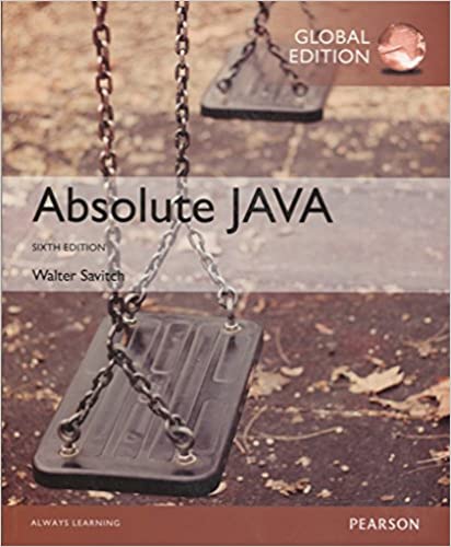 Absolute Java 6th Edition by Walter Savitch and Kenrick Mock - Читать журналы и газеты онлайн бесплатно без регистрации | Печатные периодические издания на bookjurn.ru