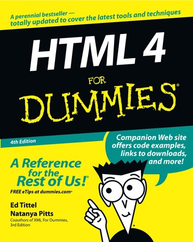 HTML 4 for Dummies by Ed Tittel, Natanya Pitts - Читать журналы и газеты онлайн бесплатно без регистрации | Печатные периодические издания на bookjurn.ru