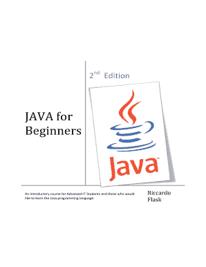 JAVA for Beginners 2nd Edition by Riccardo Flask - Читать журналы и газеты онлайн бесплатно без регистрации | Печатные периодические издания на bookjurn.ru
