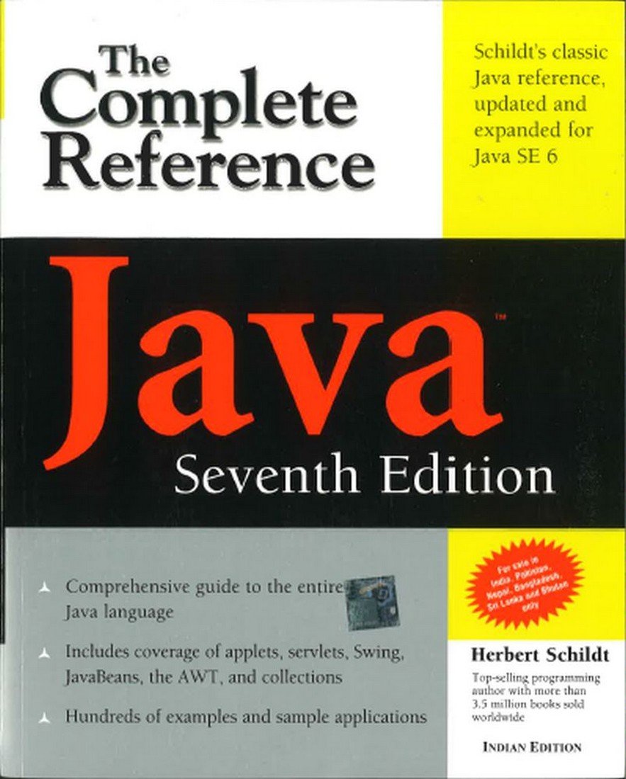 JAVA: The Complete Reference 7th Edition by Herbert Schildt - Читать журналы и газеты онлайн бесплатно без регистрации | Печатные периодические издания на bookjurn.ru