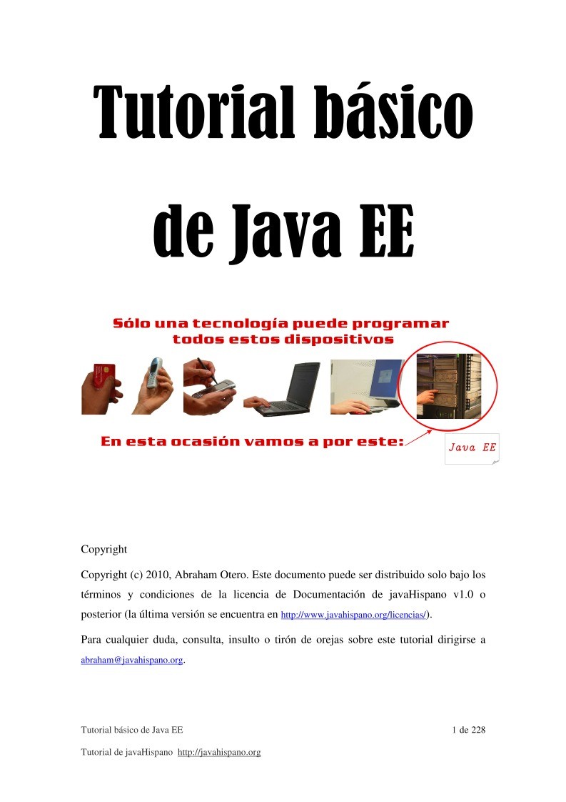 Tutorial básico de Java EE - Читать журналы и газеты онлайн бесплатно без регистрации | Печатные периодические издания на bookjurn.ru
