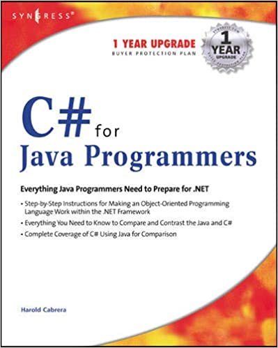 C# for Java Programmers by Harold Cabrera, Jeremy Faircloth, Stephen Goldberg - Читать журналы и газеты онлайн бесплатно без регистрации | Печатные периодические издания на bookjurn.ru