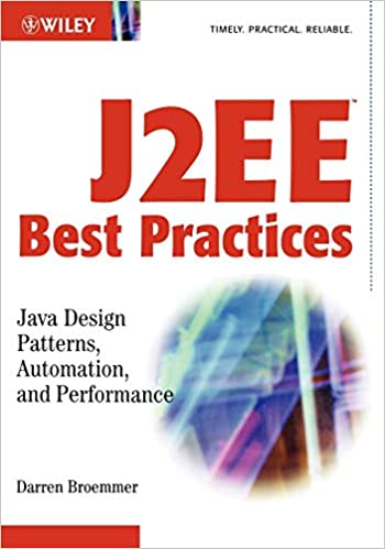 J2EE Best Practices: Java Design Patterns, Automation, and Performance by Darren Broemmer - Читать журналы и газеты онлайн бесплатно без регистрации | Печатные периодические издания на bookjurn.ru
