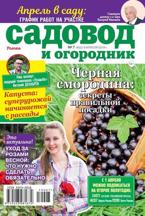 Садовод и огородник №7, апрель 2019 - Читать журналы и газеты онлайн бесплатно без регистрации | Печатные периодические издания на bookjurn.ru