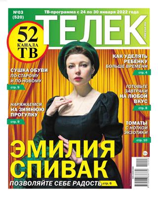 Телек №3 (январь/2022) - Читать журналы и газеты онлайн бесплатно без регистрации | Печатные периодические издания на bookjurn.ru