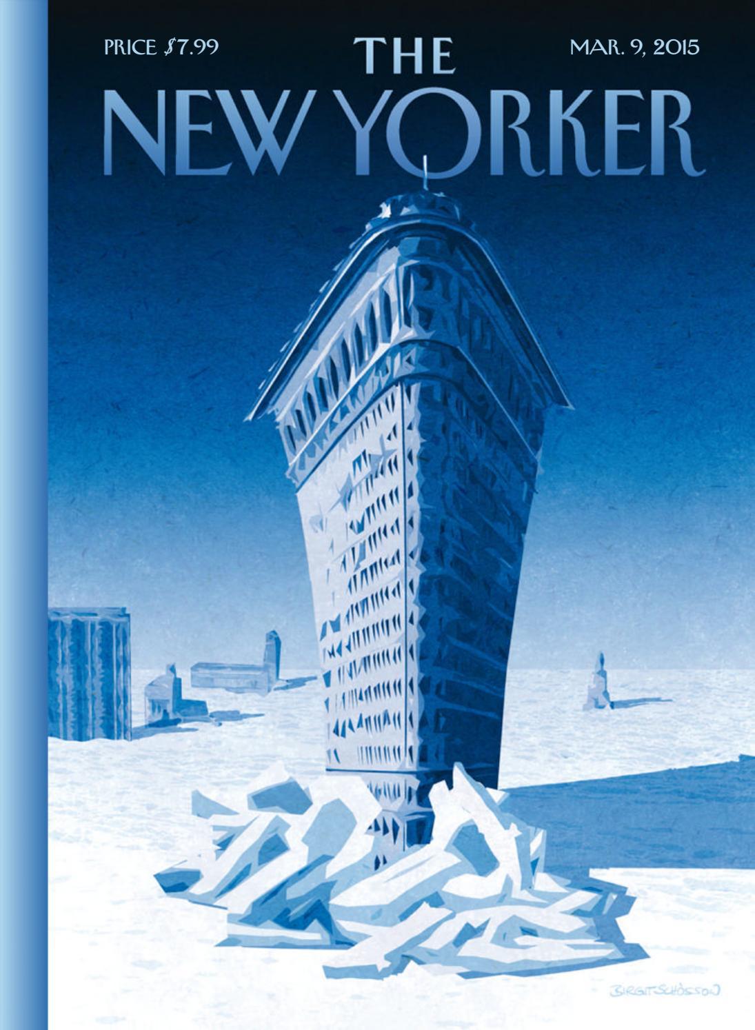 The New Yorker - March 9, 2015 - Читать журналы и газеты онлайн бесплатно без регистрации | Печатные периодические издания на bookjurn.ru