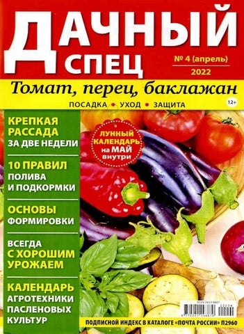 Дачный спец, выпуск 04 2022 - Читать журналы и газеты онлайн бесплатно без регистрации | Печатные периодические издания на bookjurn.ru