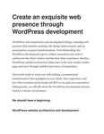 Create an exquisite web presence through WordPress development - Читать журналы и газеты онлайн бесплатно без регистрации | Печатные периодические издания на bookjurn.ru