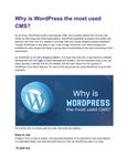 Why is WordPress the most used CMS? - Читать журналы и газеты онлайн бесплатно без регистрации | Печатные периодические издания на bookjurn.ru