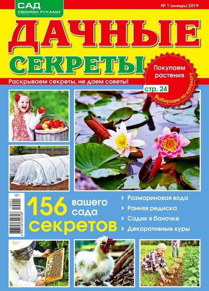 Дачные секреты №1, январь 2019 - Читать журналы и газеты онлайн бесплатно без регистрации | Печатные периодические издания на bookjurn.ru