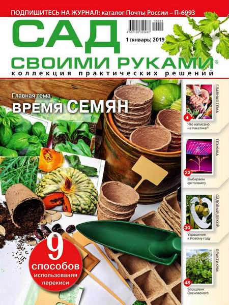Сад своими руками №1, январь 2019 - Читать журналы и газеты онлайн бесплатно без регистрации | Печатные периодические издания на bookjurn.ru