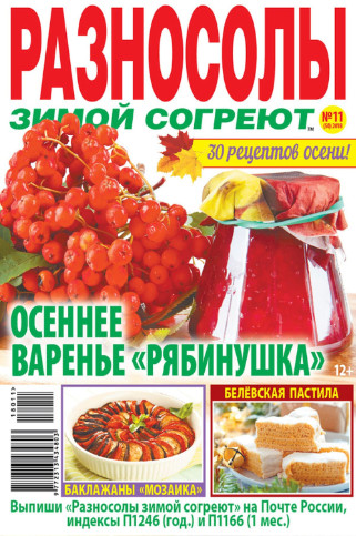 Разносолы зимой согреют №11, ноябрь 2018 - Читать журналы и газеты онлайн бесплатно без регистрации | Печатные периодические издания на bookjurn.ru
