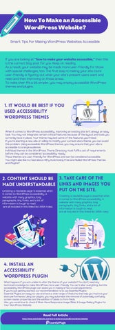 A Quick WordPress Guide: How To Make an Accessible WordPress Website? - Читать журналы и газеты онлайн бесплатно без регистрации | Печатные периодические издания на bookjurn.ru