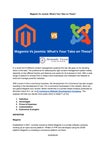 Magento Vs Joomla : What's your take on these ? - Читать журналы и газеты онлайн бесплатно без регистрации | Печатные периодические издания на bookjurn.ru