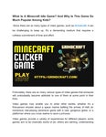 What Is A Minecraft Idle Game? And Why Is This Game So Much Popular Among Kids? - Читать журналы и газеты онлайн бесплатно без регистрации | Печатные периодические издания на bookjurn.ru
