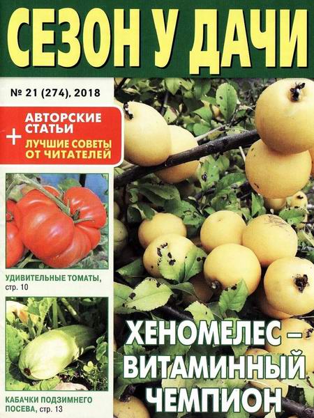 Сезон у дачи №21, ноябрь 2018 - Читать журналы и газеты онлайн бесплатно без регистрации | Печатные периодические издания на bookjurn.ru