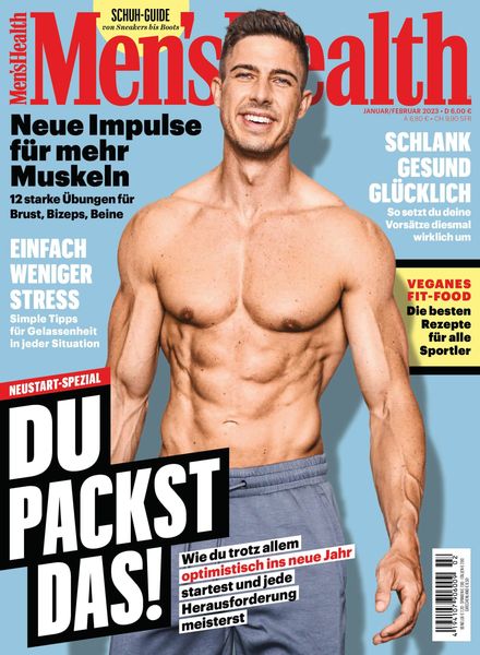 Men's Health Germany Januar-Februar 2023 - Читать журналы и газеты онлайн бесплатно без регистрации | Печатные периодические издания на bookjurn.ru