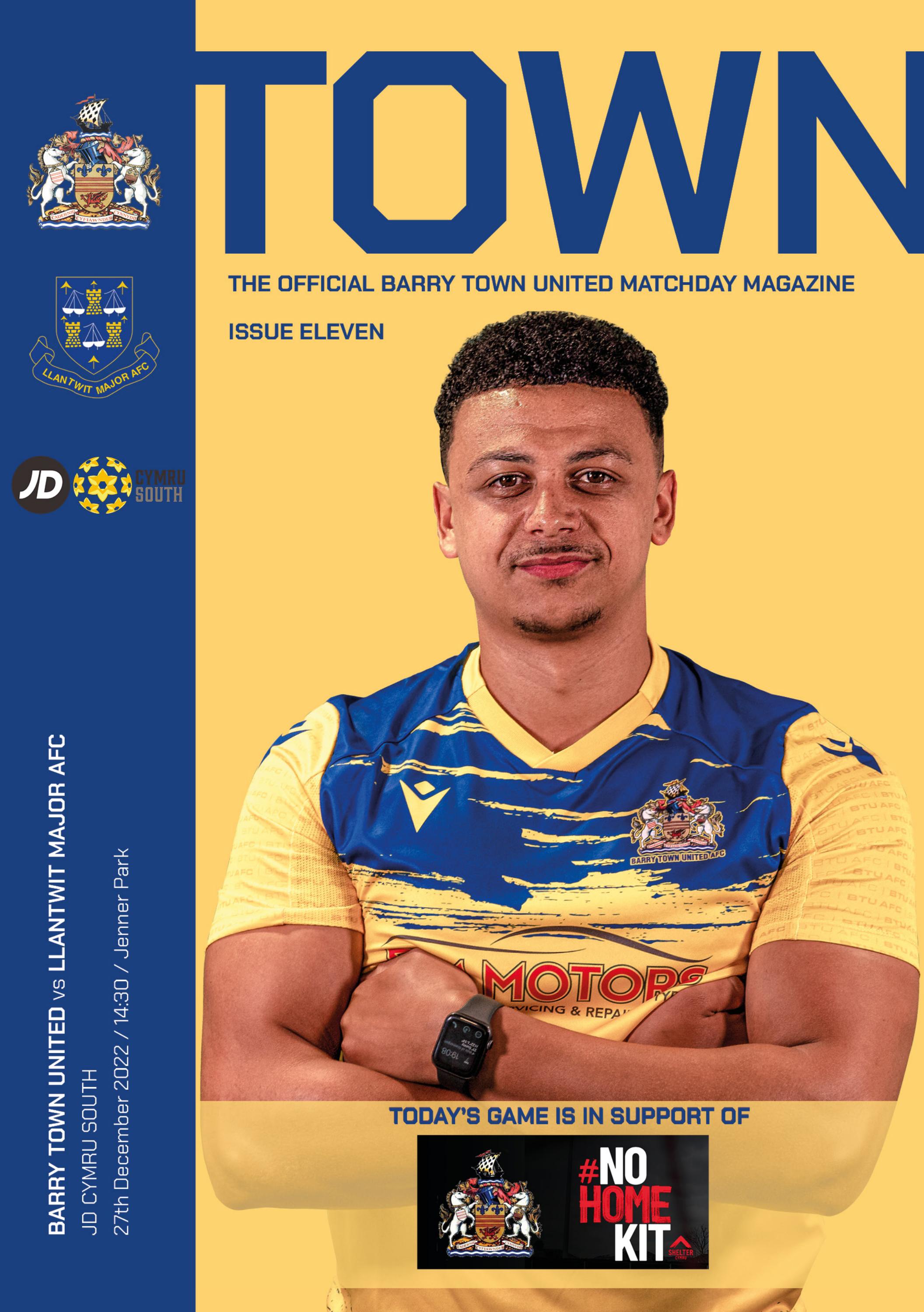 Barry Town United | Matchday Magazine | Barry Town United vs Llantwit Major AFC | Issue 11 - Читать журналы и газеты онлайн бесплатно без регистрации | Печатные периодические издания на bookjurn.ru