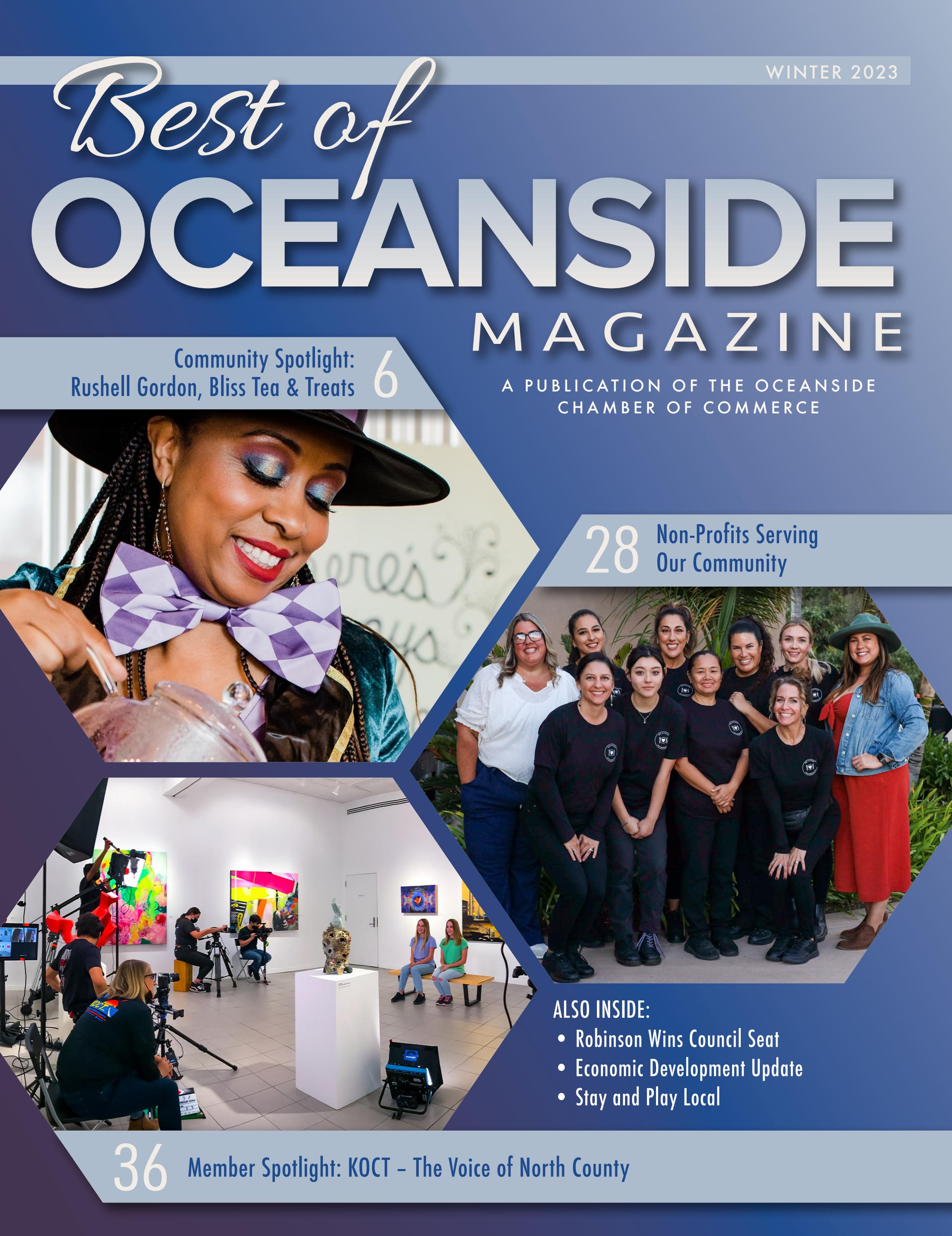 Best of Oceanside Magazine Winter 2023 - Читать журналы и газеты онлайн бесплатно без регистрации | Печатные периодические издания на bookjurn.ru