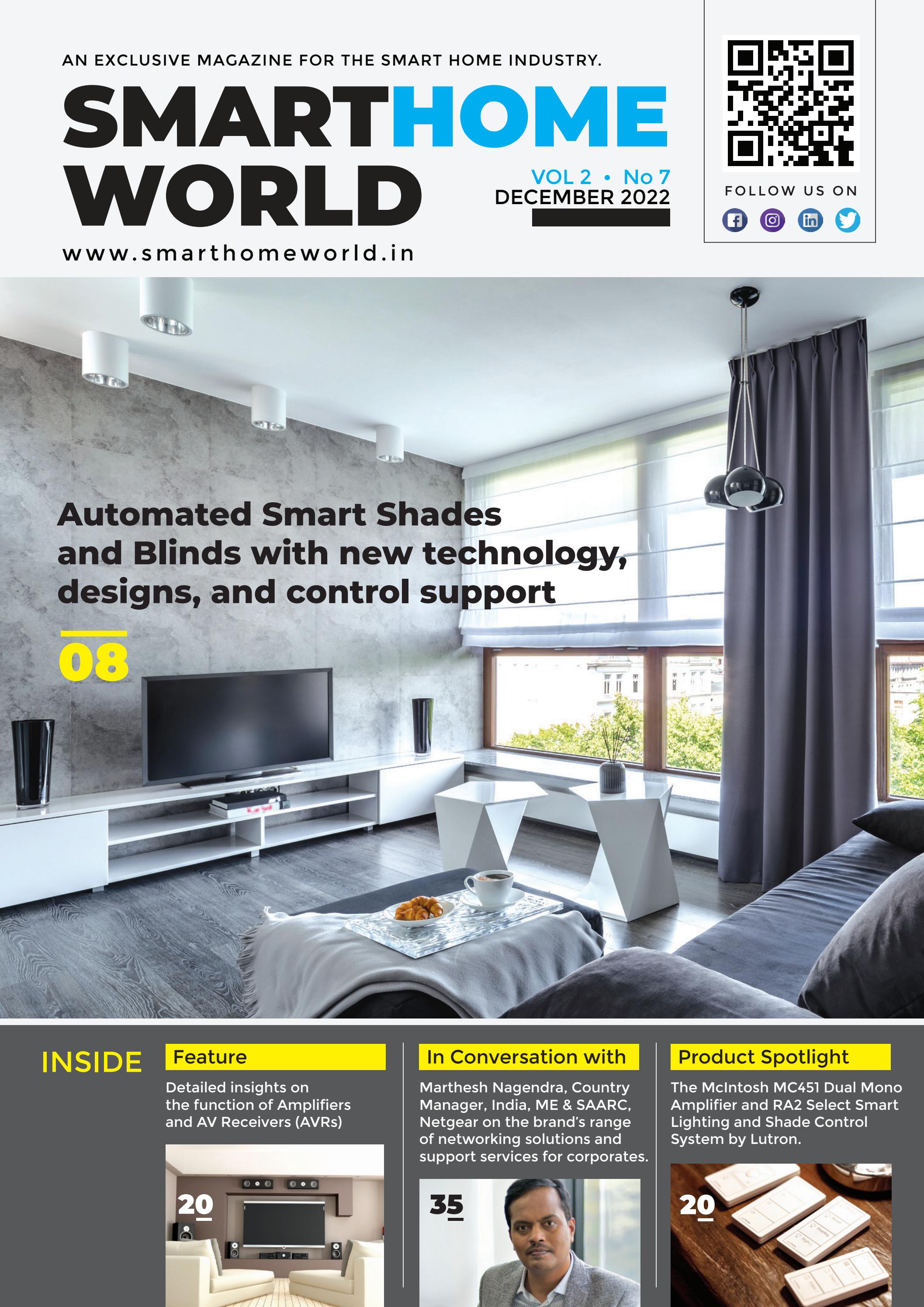 Smart Home World -December 2022 | Magazine - Читать журналы и газеты онлайн бесплатно без регистрации | Печатные периодические издания на bookjurn.ru