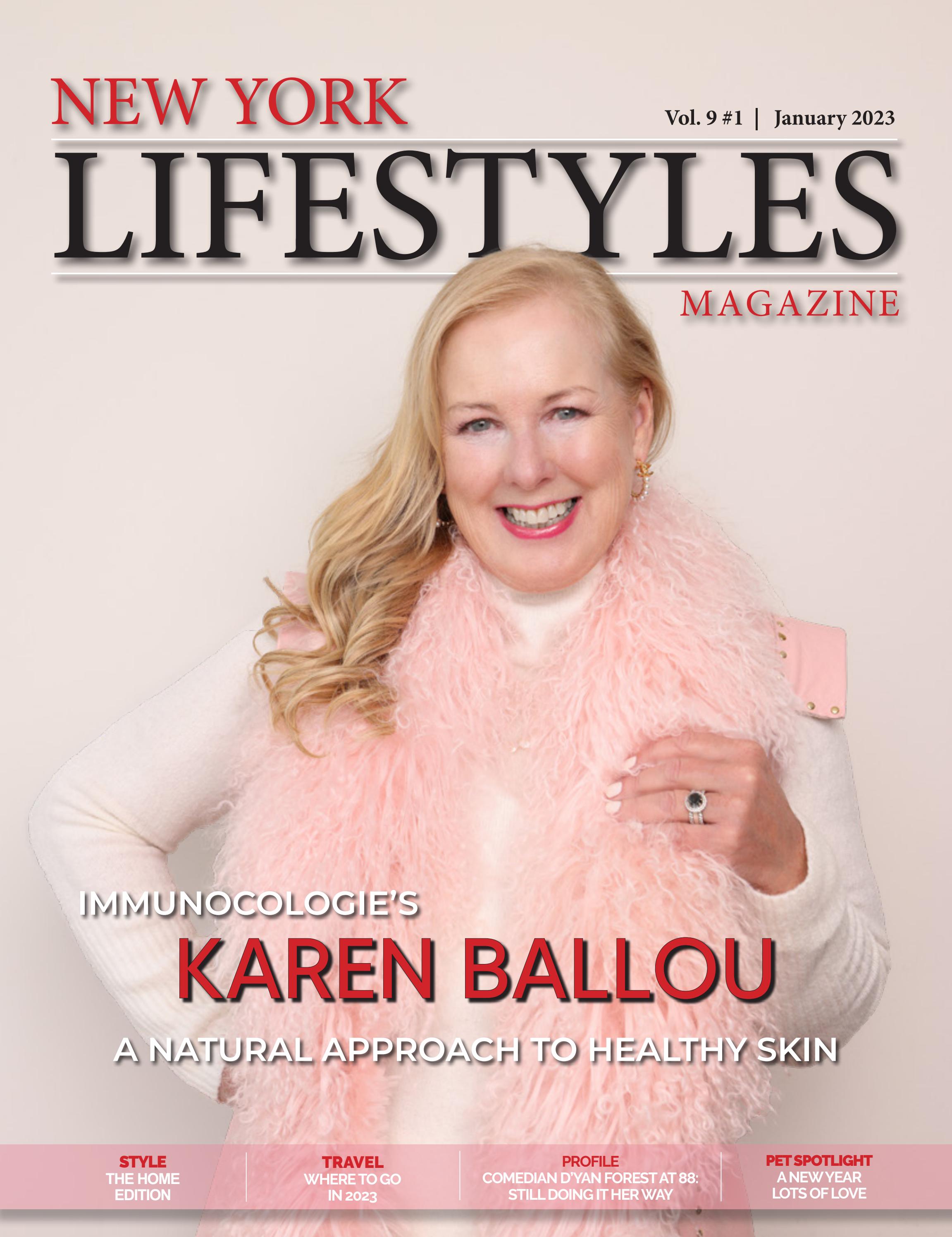 New York Lifestyles Magazine January 2023 - Karen Ballou - Читать журналы и газеты онлайн бесплатно без регистрации | Печатные периодические издания на bookjurn.ru