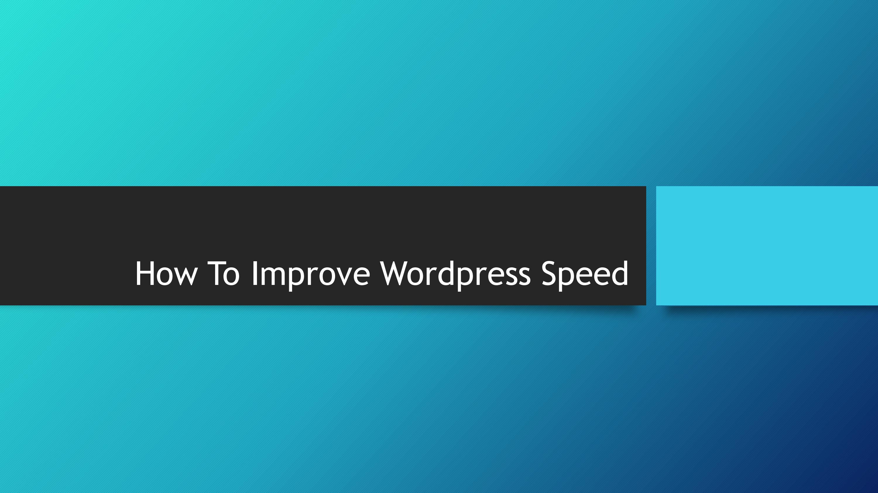How To Improve Wordpress Speed - Читать журналы и газеты онлайн бесплатно без регистрации | Печатные периодические издания на bookjurn.ru