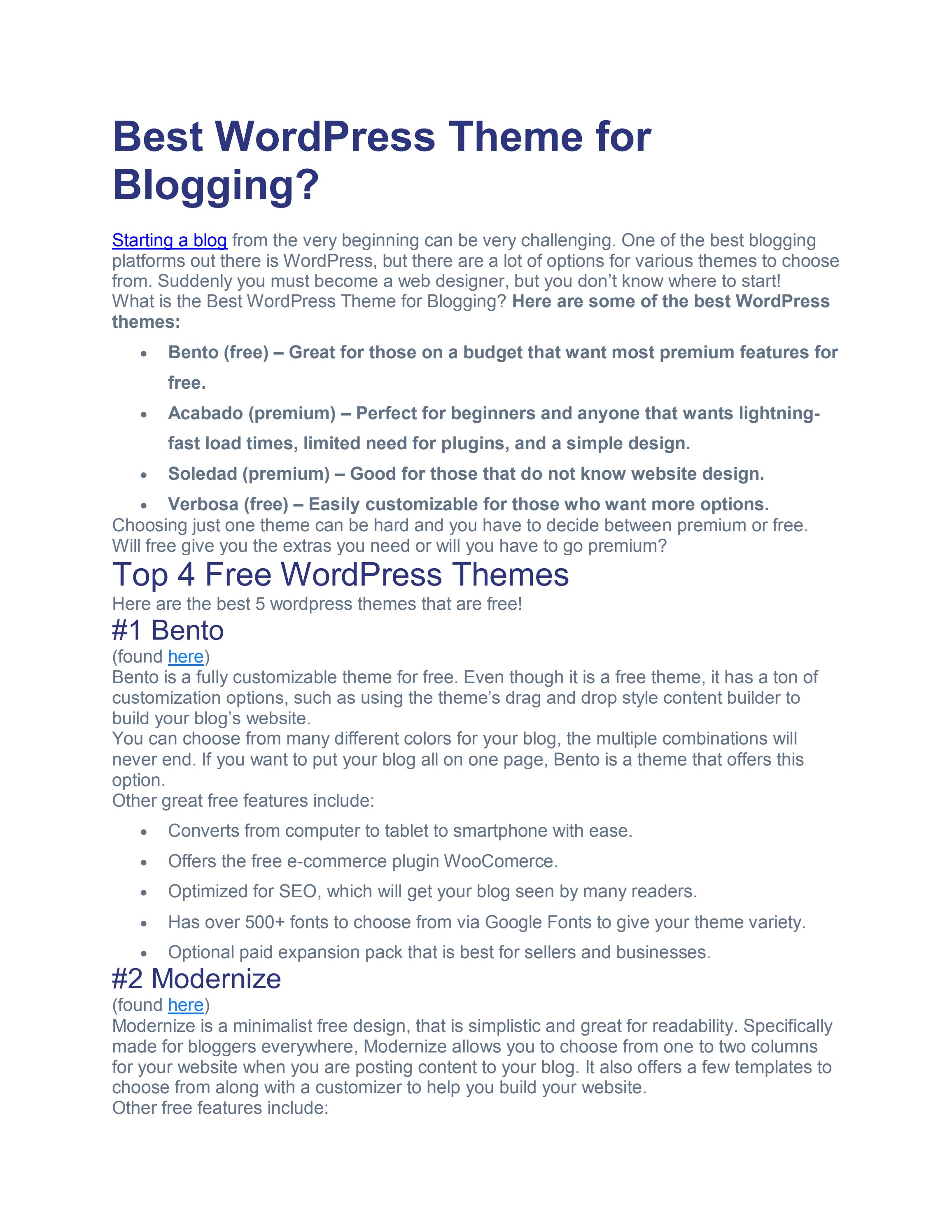 Best WordPress Theme for Blogging? - Читать журналы и газеты онлайн бесплатно без регистрации | Печатные периодические издания на bookjurn.ru
