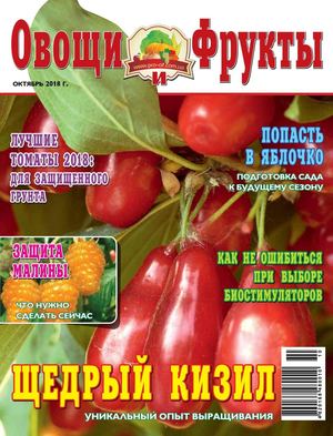 Овощи и фрукты №10, октябрь 2018 - Читать журналы и газеты онлайн бесплатно без регистрации | Печатные периодические издания на bookjurn.ru