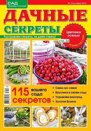 Дачные секреты №10, октябрь 2018 - Читать журналы и газеты онлайн бесплатно без регистрации | Печатные периодические издания на bookjurn.ru