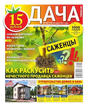 Дача №6, март 2017 - Читать журналы и газеты онлайн бесплатно без регистрации | Печатные периодические издания на bookjurn.ru