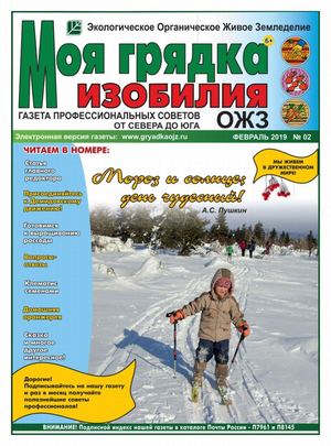 Моя грядка изобилия №2, февраль 2019 - Читать журналы и газеты онлайн бесплатно без регистрации | Печатные периодические издания на bookjurn.ru