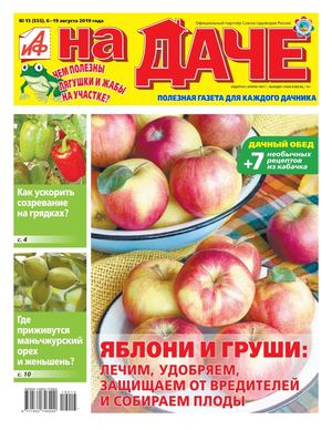 АиФ. На даче №15, август 2019 - Читать журналы и газеты онлайн бесплатно без регистрации | Печатные периодические издания на bookjurn.ru