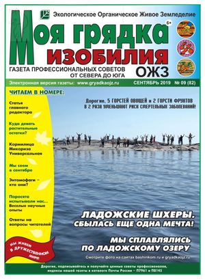 Моя грядка изобилия №9, сентябрь 2019 - Читать журналы и газеты онлайн бесплатно без регистрации | Печатные периодические издания на bookjurn.ru