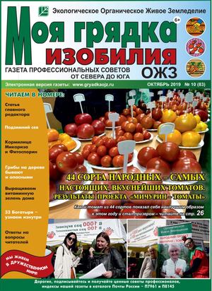 Моя грядка изобилия №10, октябрь 2019 - Читать журналы и газеты онлайн бесплатно без регистрации | Печатные периодические издания на bookjurn.ru