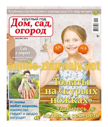 Круглый год: Дом, сад, огород №23, 2019 - Читать журналы и газеты онлайн бесплатно без регистрации | Печатные периодические издания на bookjurn.ru