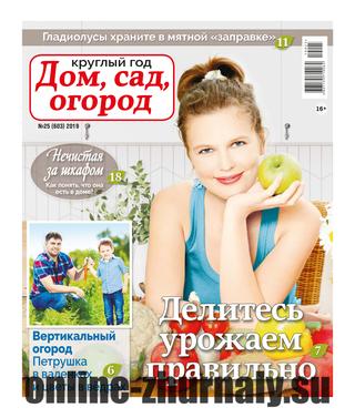 Круглый год: Дом, сад, огород №25, 2019 - Читать журналы и газеты онлайн бесплатно без регистрации | Печатные периодические издания на bookjurn.ru