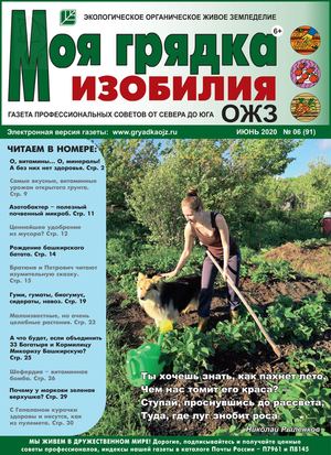 Моя грядка изобилия №6, июнь 2020 - Читать журналы и газеты онлайн бесплатно без регистрации | Печатные периодические издания на bookjurn.ru