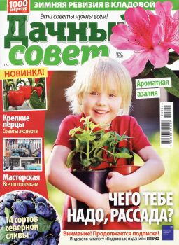 Дачный совет №2, январь 2020 - Читать журналы и газеты онлайн бесплатно без регистрации | Печатные периодические издания на bookjurn.ru