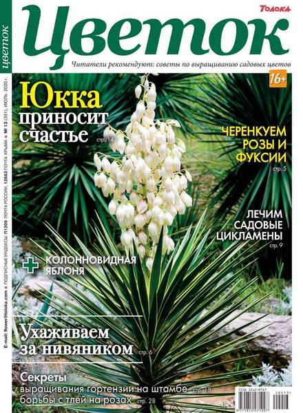 Цветок №13, июль 2020 - Читать журналы и газеты онлайн бесплатно без регистрации | Печатные периодические издания на bookjurn.ru
